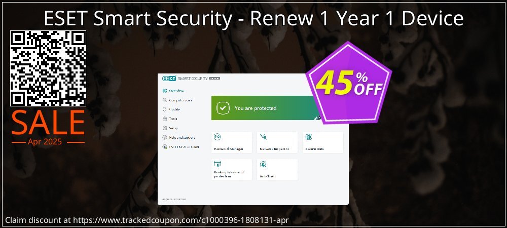 ESET Smart Security - Renew 1 Year 1 Device coupon on World Party Day discounts