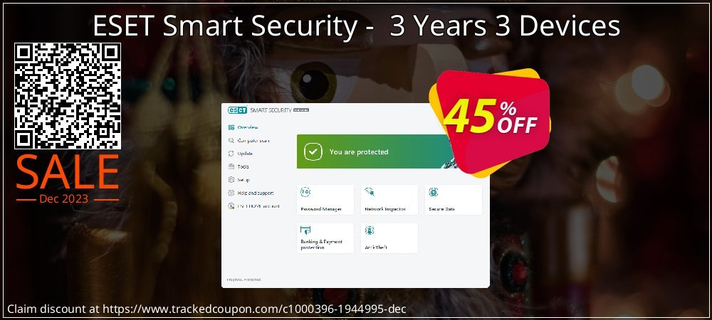 ESET Smart Security -  3 Years 3 Devices coupon on National Walking Day promotions
