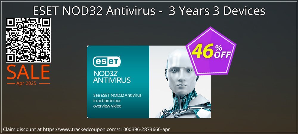 ESET NOD32 Antivirus -  3 Years 3 Devices coupon on National Walking Day promotions