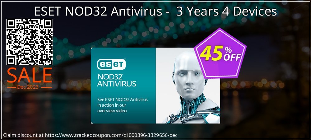 ESET NOD32 Antivirus -  3 Years 4 Devices coupon on World Party Day deals