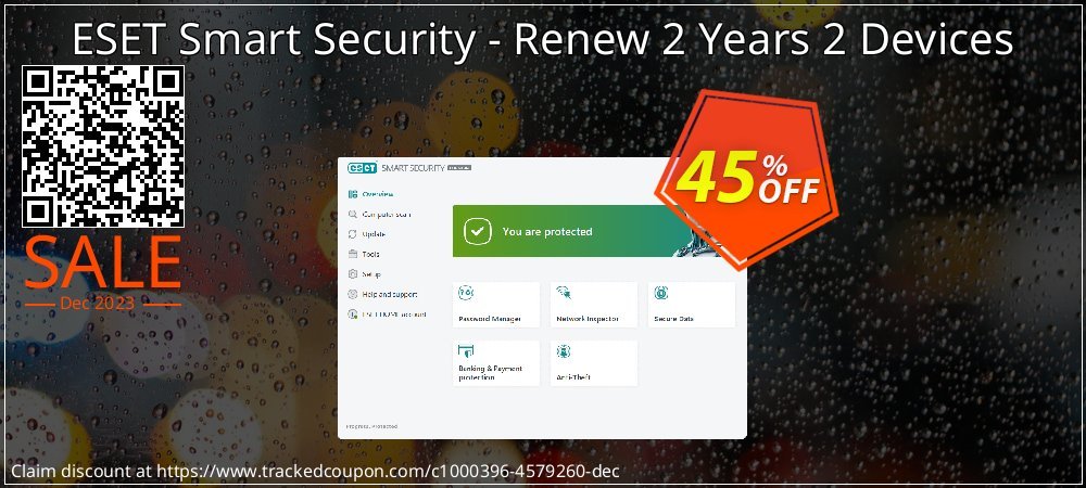 ESET Smart Security - Renew 2 Years 2 Devices coupon on New Year's Day super sale
