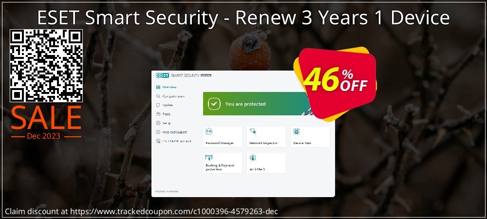 ESET Smart Security - Renew 3 Years 1 Device coupon on Easter Day discount