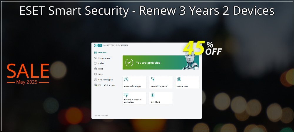 ESET Smart Security - Renew 3 Years 2 Devices coupon on Tell a Lie Day offering discount