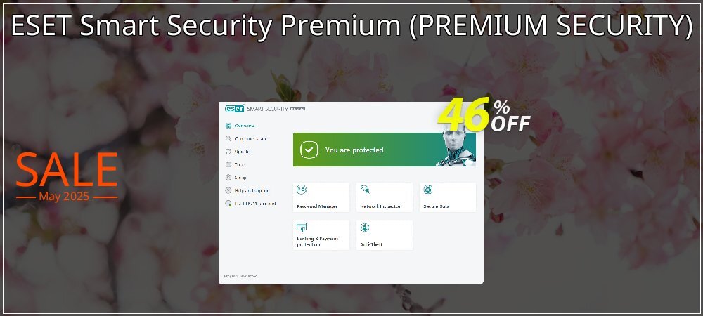 ESET Smart Security Premium - PREMIUM SECURITY  coupon on April Fools Day offering discount