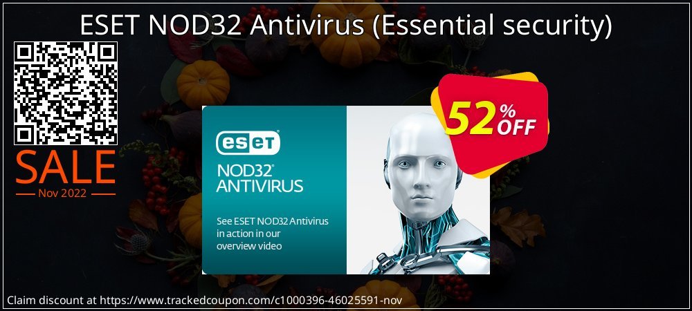 ESET NOD32 Antivirus - Essential security  coupon on New Year's eve discounts