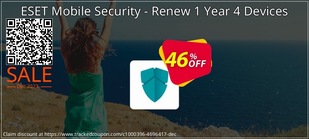 ESET Mobile Security - Renew 1 Year 4 Devices coupon on April Fools Day discount