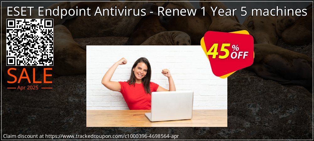 ESET Endpoint Antivirus - Renew 1 Year 5 machines coupon on Tell a Lie Day sales