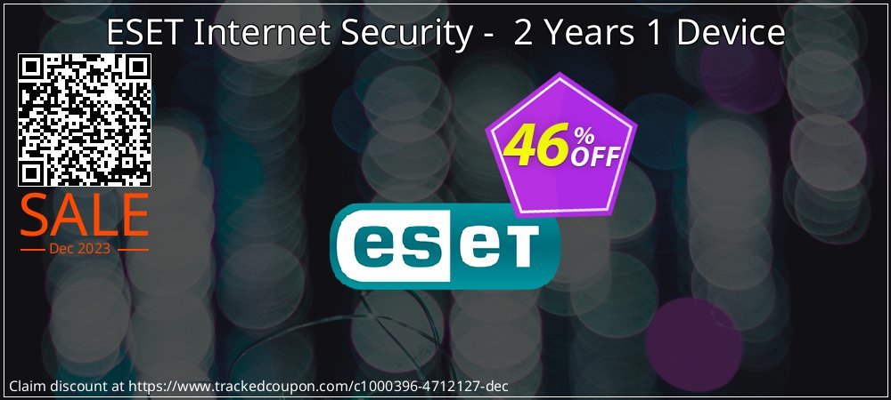 ESET Internet Security -  2 Years 1 Device coupon on April Fools' Day sales