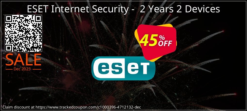 ESET Internet Security -  2 Years 2 Devices coupon on April Fools' Day offering sales