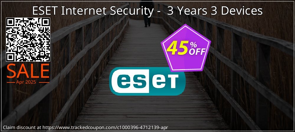 ESET Internet Security -  3 Years 3 Devices coupon on World Password Day offering discount