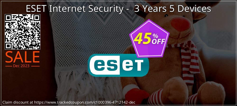 ESET Internet Security -  3 Years 5 Devices coupon on April Fools' Day super sale