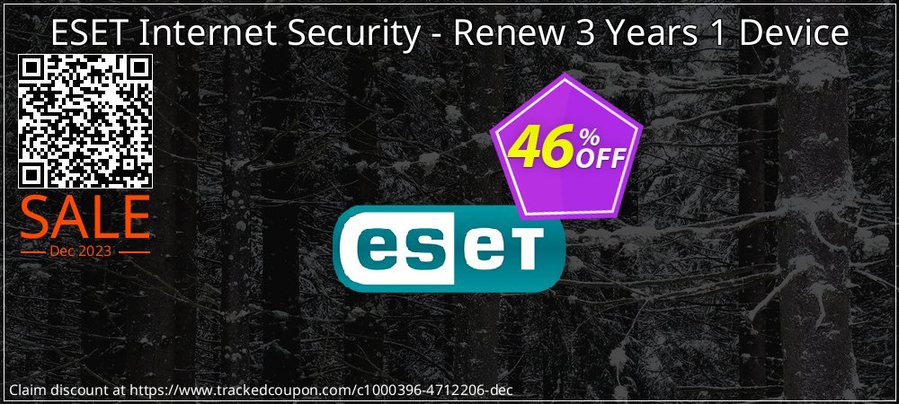 ESET Internet Security - Renew 3 Years 1 Device coupon on World Party Day discounts