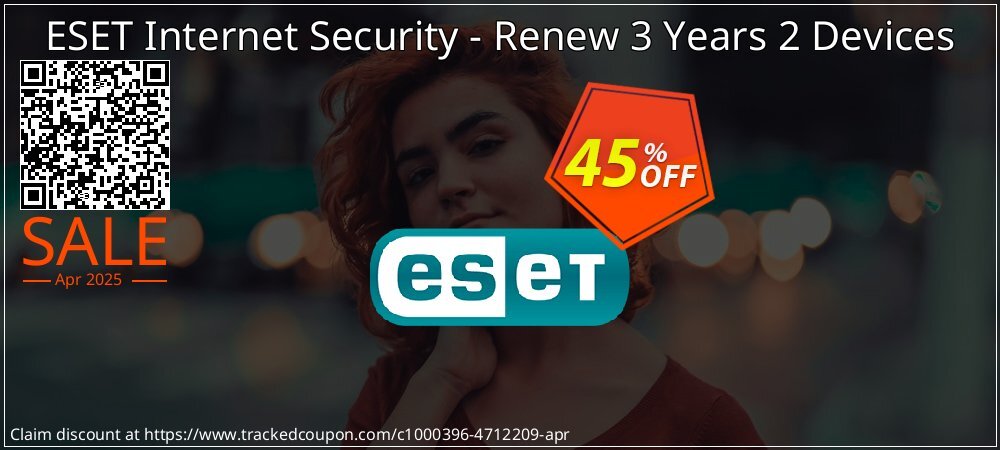 ESET Internet Security - Renew 3 Years 2 Devices coupon on April Fools' Day sales