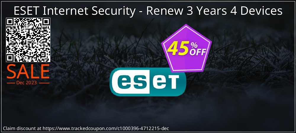ESET Internet Security - Renew 3 Years 4 Devices coupon on National Walking Day discounts