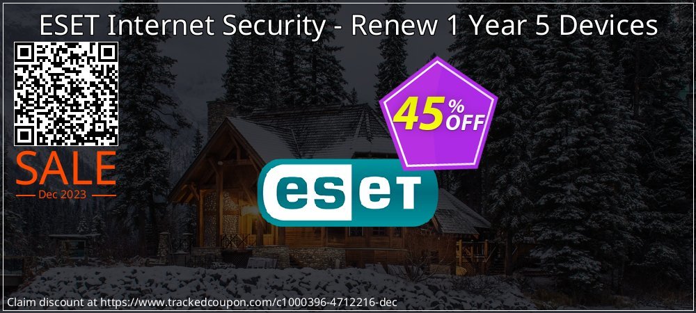 ESET Internet Security - Renew 1 Year 5 Devices coupon on World Party Day promotions