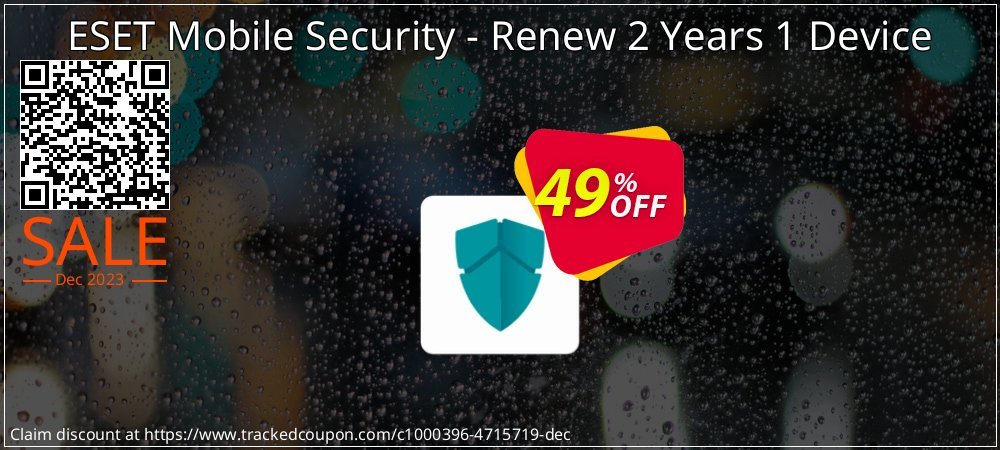 ESET Mobile Security - Renew 2 Years 1 Device coupon on Tell a Lie Day deals