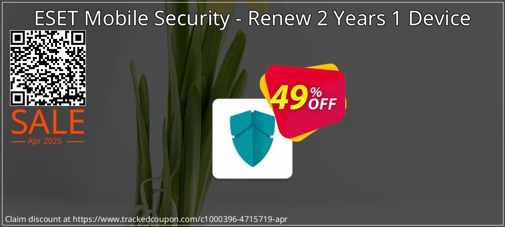 ESET Mobile Security - Renew 2 Years 1 Device coupon on World Password Day offer