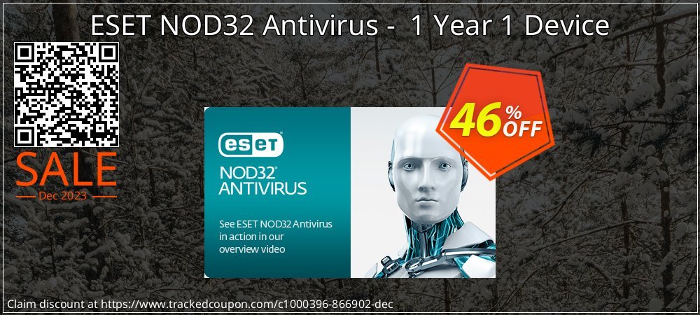 ESET NOD32 Antivirus -  1 Year 1 Device coupon on April Fools' Day discounts
