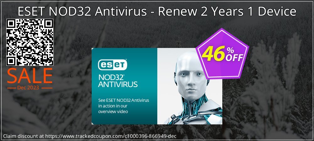 ESET NOD32 Antivirus - Renew 2 Years 1 Device coupon on April Fools' Day promotions