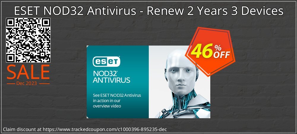 ESET NOD32 Antivirus - Renew 2 Years 3 Devices coupon on World Backup Day discounts