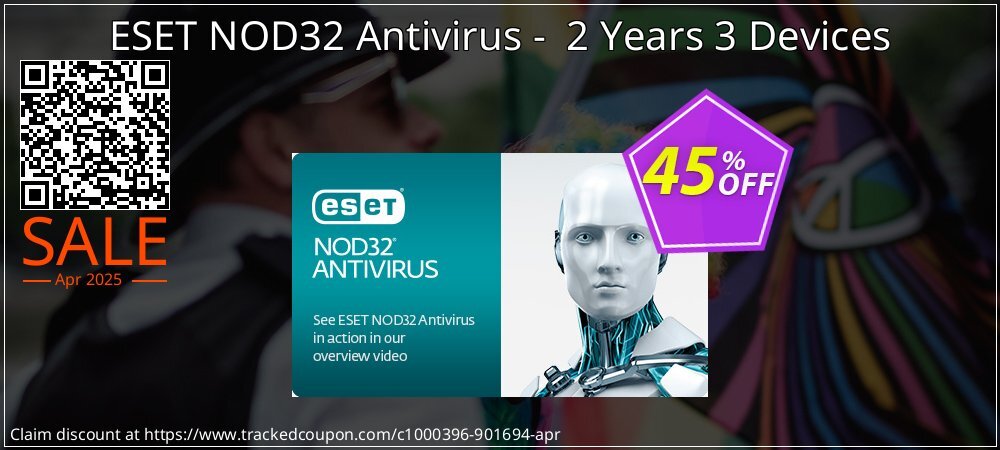 ESET NOD32 Antivirus -  2 Years 3 Devices coupon on Tell a Lie Day offering sales