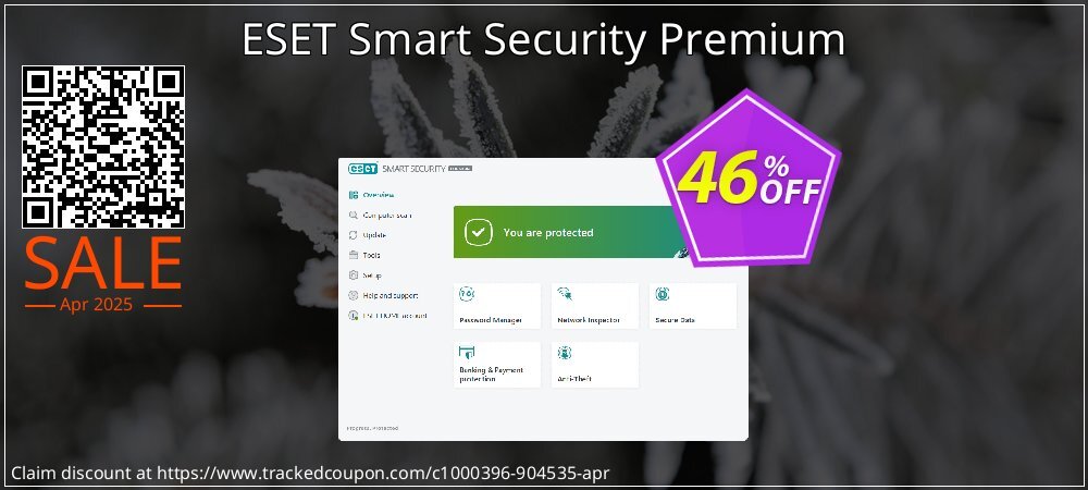 ESET Smart Security Premium coupon on National Walking Day offer