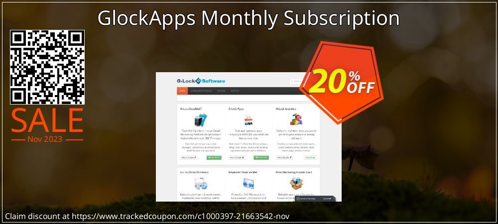 GlockApps Monthly Subscription coupon on Working Day discounts