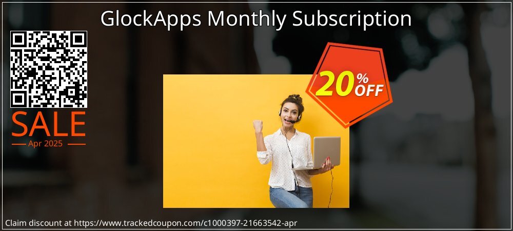 GlockApps Monthly Subscription coupon on Working Day discounts