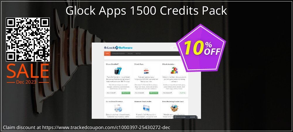 Glock Apps 1500 Credits Pack coupon on Working Day discount