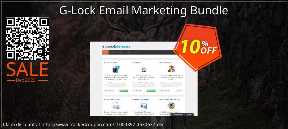 G-Lock Email Marketing Bundle coupon on April Fools Day offering sales