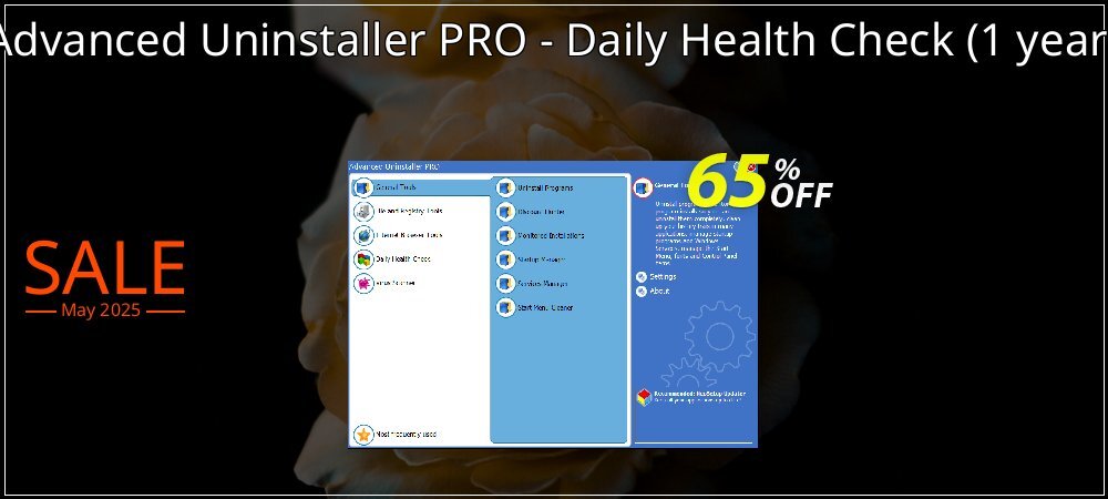 Advanced Uninstaller PRO - Daily Health Check - 1 year  coupon on National Walking Day offer