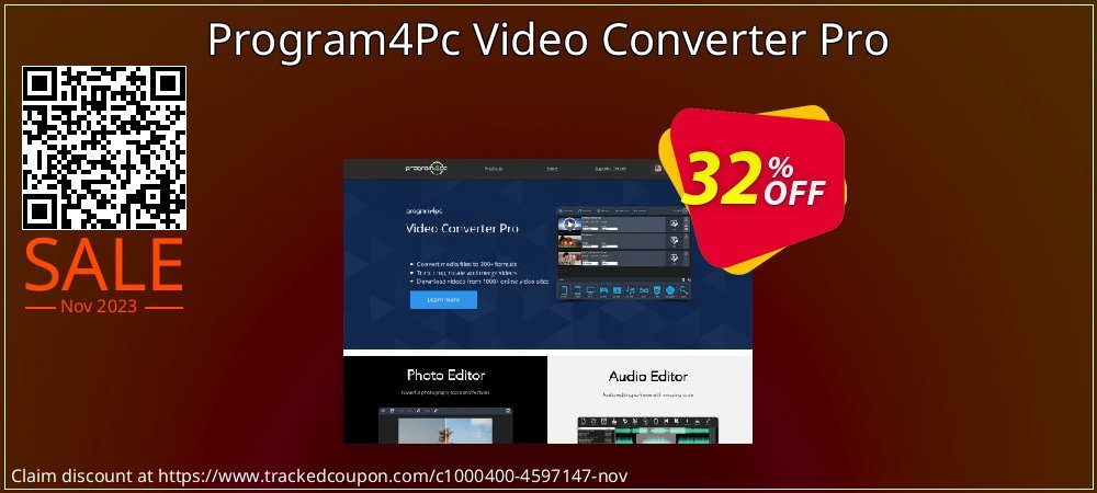 Program4Pc Video Converter Pro coupon on Working Day sales