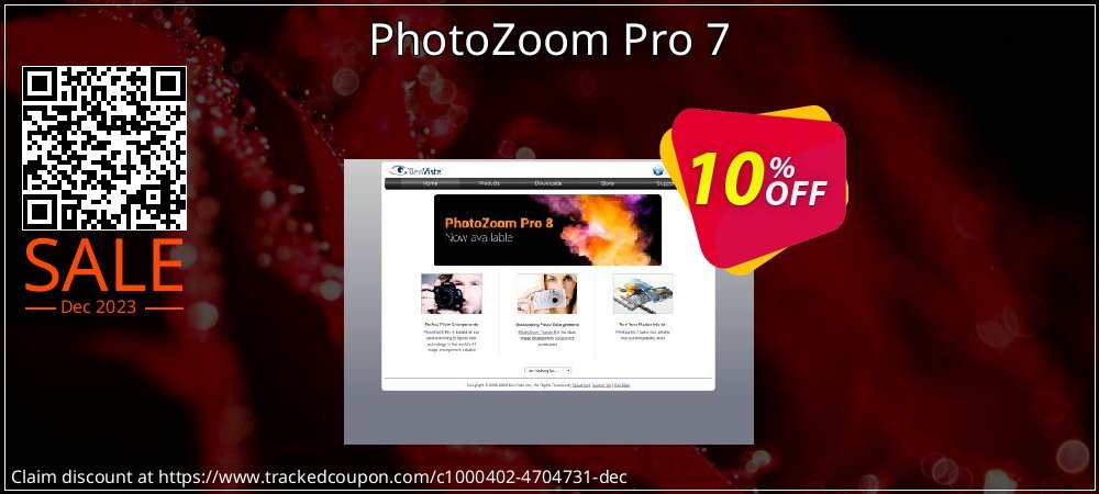 PhotoZoom Pro 7 coupon on World Party Day promotions