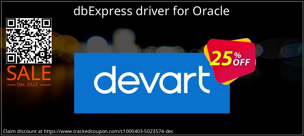 dbExpress driver for Oracle coupon on National Smile Day deals