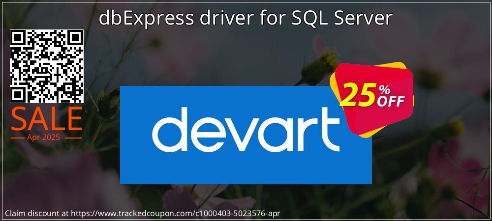 dbExpress driver for SQL Server coupon on World Party Day offer