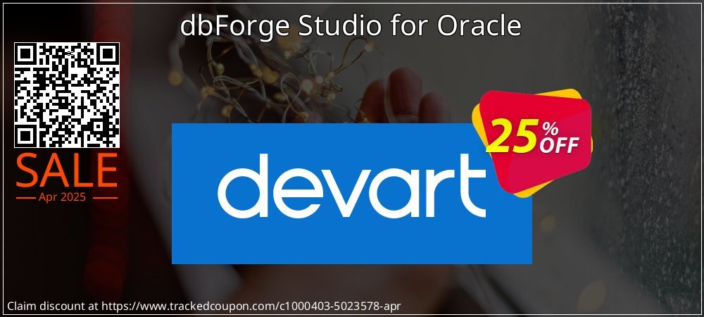 dbForge Studio for Oracle coupon on Virtual Vacation Day discount