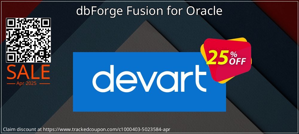 dbForge Fusion for Oracle coupon on Tell a Lie Day deals