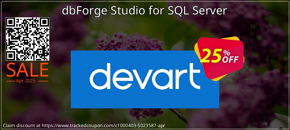 dbForge Studio for SQL Server coupon on April Fools' Day offering discount