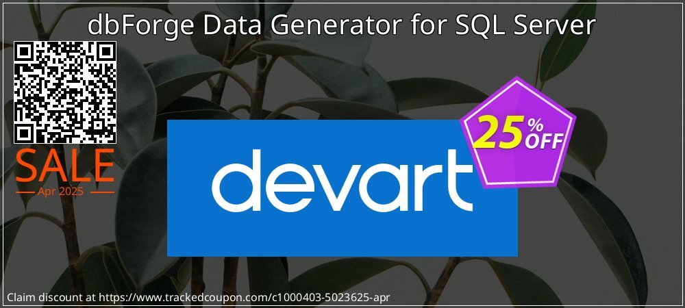 dbForge Data Generator for SQL Server coupon on Mother Day discounts