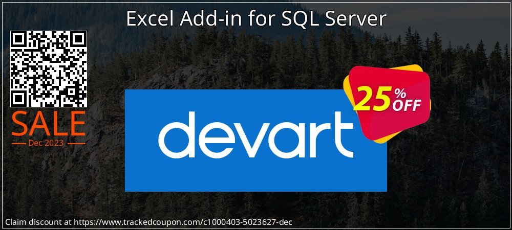 Excel Add-in for SQL Server coupon on April Fools Day discounts