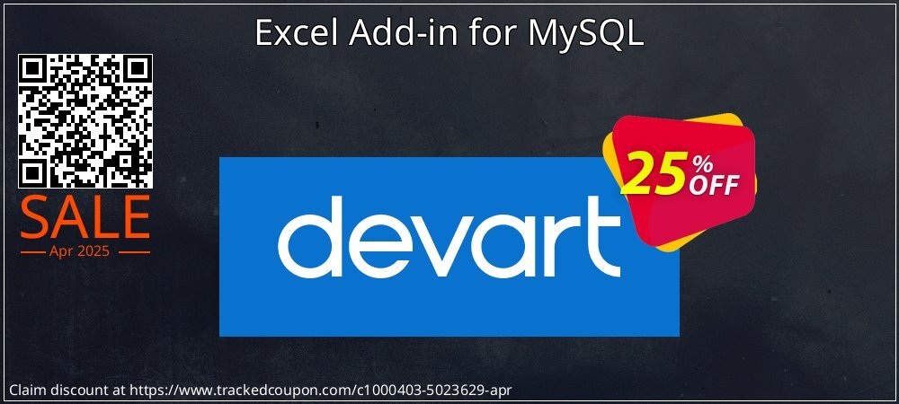 Excel Add-in for MySQL coupon on World Password Day offer