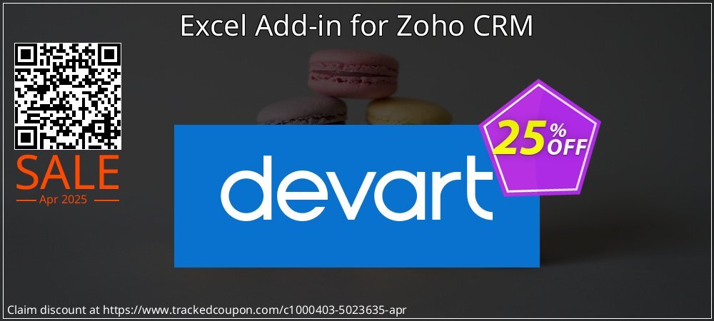 Excel Add-in for Zoho CRM coupon on Mother Day promotions