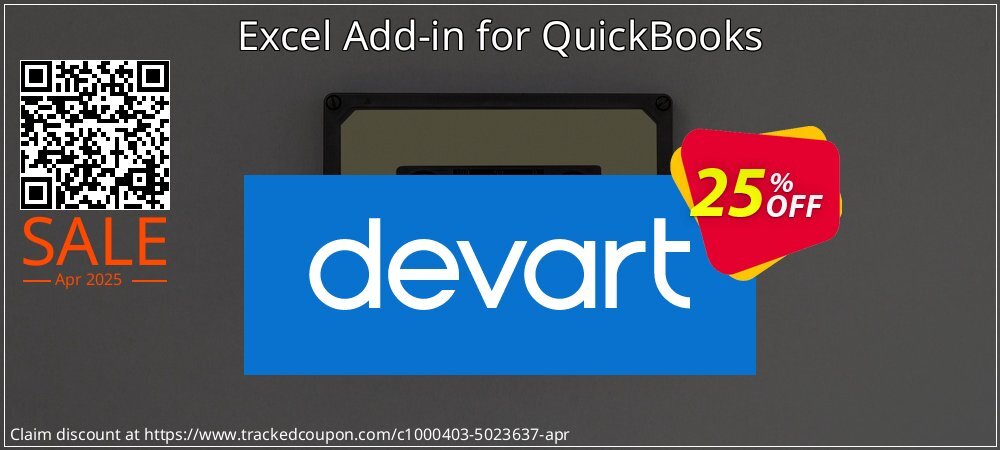 Excel Add-in for QuickBooks coupon on April Fools' Day sales