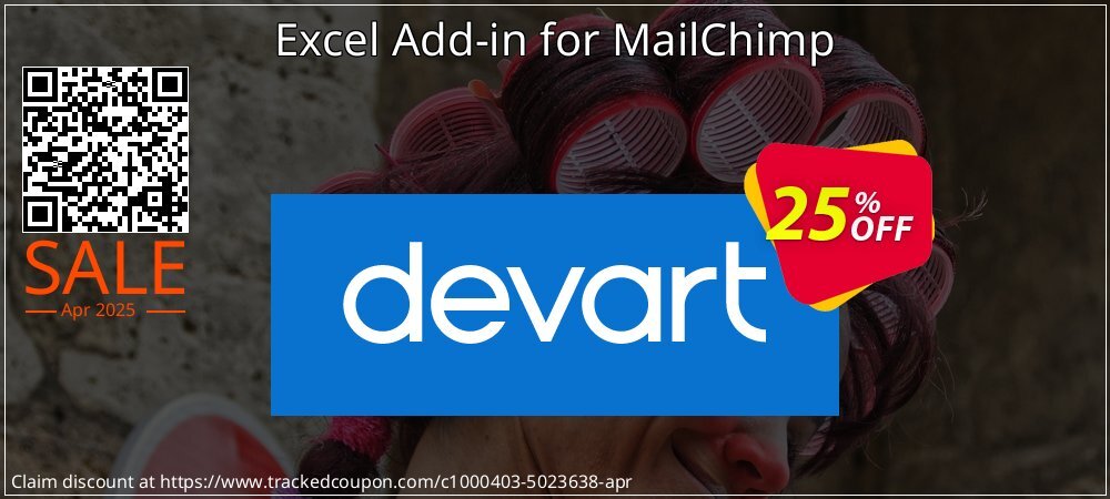 Excel Add-in for MailChimp coupon on Constitution Memorial Day offer