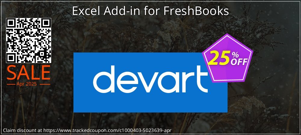 Excel Add-in for FreshBooks coupon on World Password Day discount