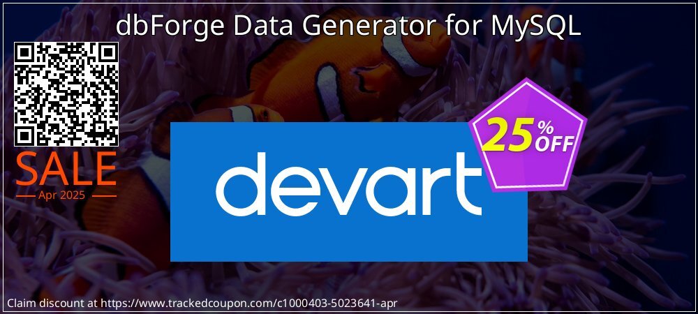 dbForge Data Generator for MySQL coupon on National Loyalty Day offering sales