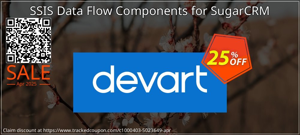 SSIS Data Flow Components for SugarCRM coupon on National Smile Day offering discount