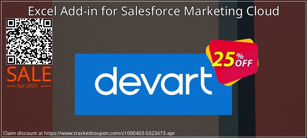 Excel Add-in for Salesforce Marketing Cloud coupon on Constitution Memorial Day deals