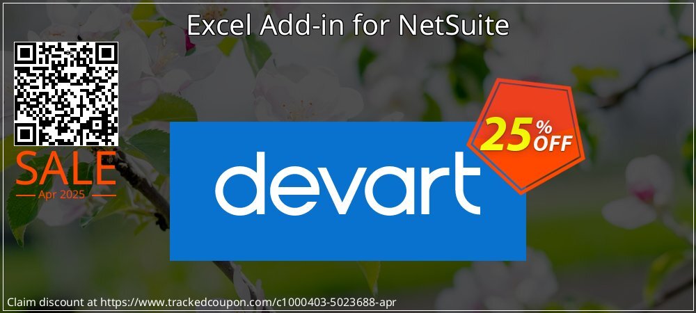 Excel Add-in for NetSuite coupon on Easter Day super sale