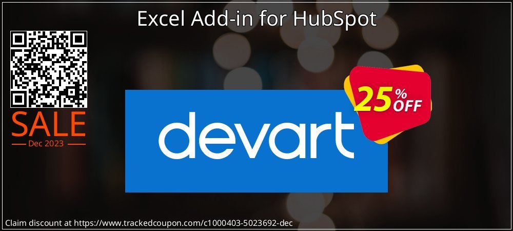 Excel Add-in for HubSpot coupon on Chocolate Day promotions